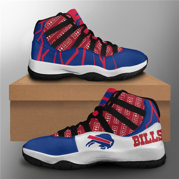 Women's Buffalo Bills Air Jordan 11 Sneakers 3001 Women's Buffalo Bills Air Jordan 11 Sneakers 3001
