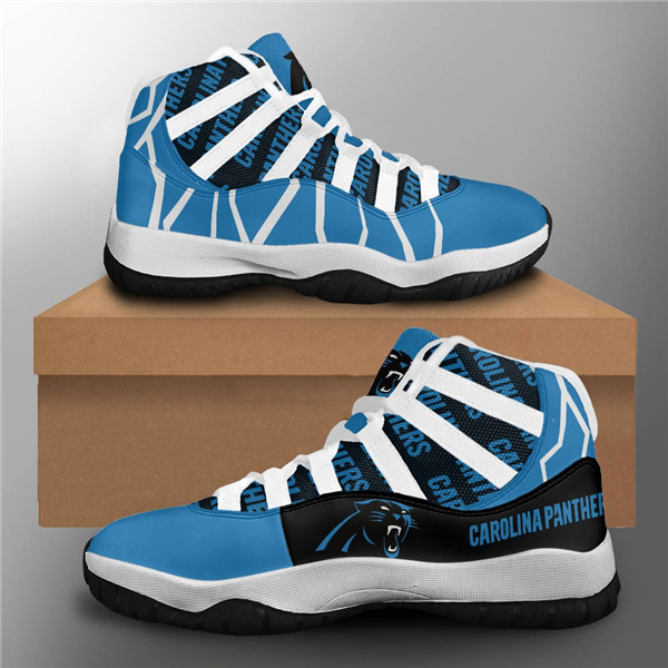 Women's Carolina Panthers Air Jordan 11 Sneakers 3002