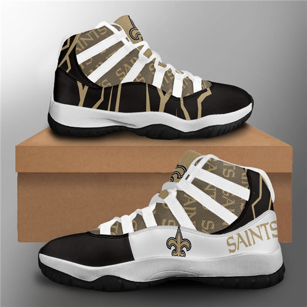 Men's New Orleans Saints Air Jordan 11 Sneakers 2001