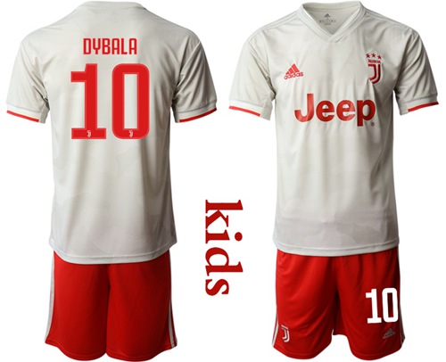 Juventus #10 Dybala Away Kid Soccer Club Jersey Juventus #10 Dybala Away Kid Soccer Club Jersey