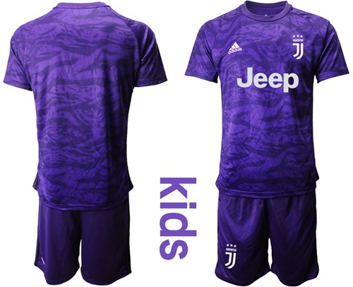 Juventus Blank Purple Goalkeeper Kid Soccer Club Jersey Juventus Blank Purple Goalkeeper Kid Soccer Club Jersey