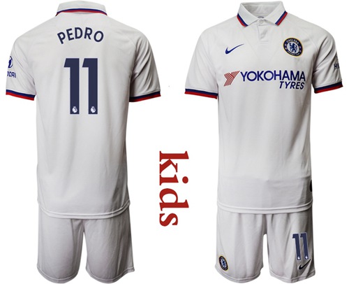 Chelsea #11 Pedro Away Kid Soccer Club Jersey Chelsea #11 Pedro Away Kid Soccer Club Jersey