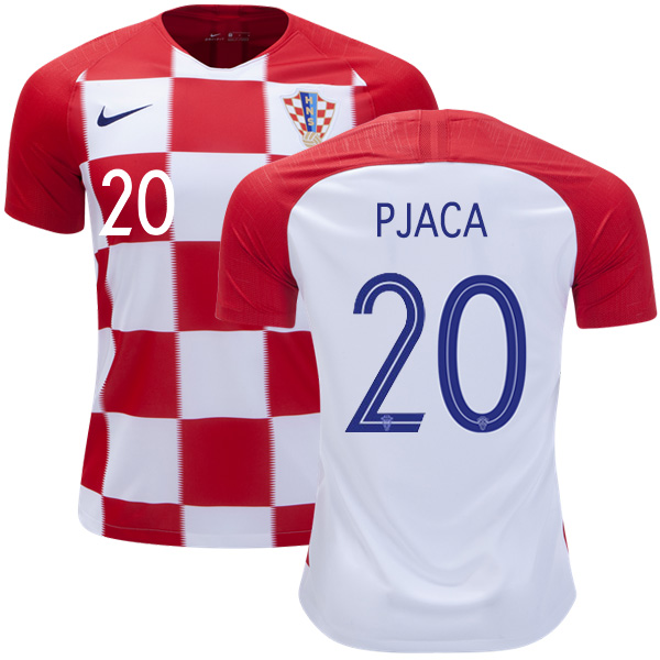 Croatia #20 Pjaca Home Kid Soccer Country Jersey Croatia #20 Pjaca Home Kid Soccer Country Jersey