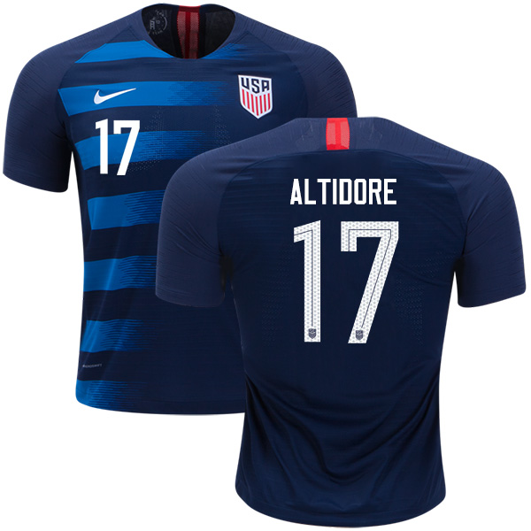 USA #17 Altidore Away Kid Soccer Country Jersey USA #17 Altidore Away Kid Soccer Country Jersey