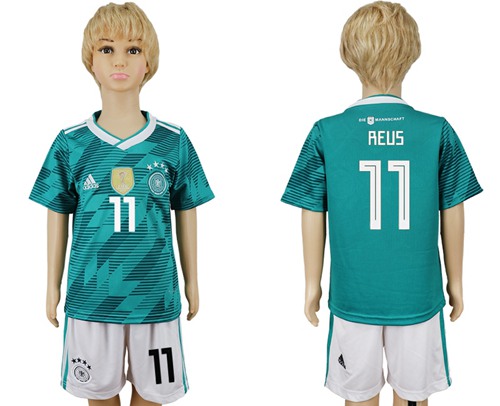Germany #11 Reus Away Kid Soccer Country Jersey Germany #11 Reus Away Kid Soccer Country Jersey