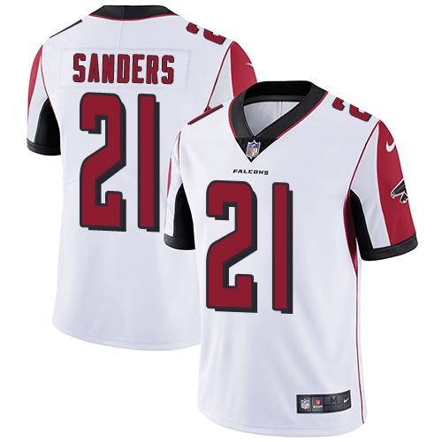 Nike Falcons #21 Deion Sanders White Youth Stitched NFL Vapor Untouchable Limited Jersey Nike Falcons #21 Deion Sanders White Youth Stitched NFL Vapor Untouchable Limited Jersey