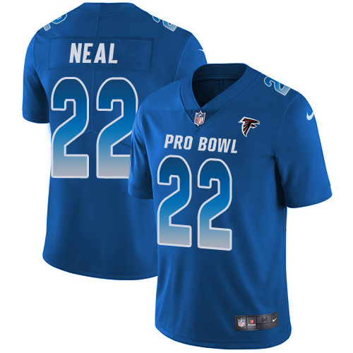 Nike Falcons #22 Keanu Neal Royal Youth Stitched NFL Limited NFC 2018 Pro Bowl Jersey Nike Falcons #22 Keanu Neal Royal Youth Stitched NFL Limited NFC 2018 Pro Bowl Jersey