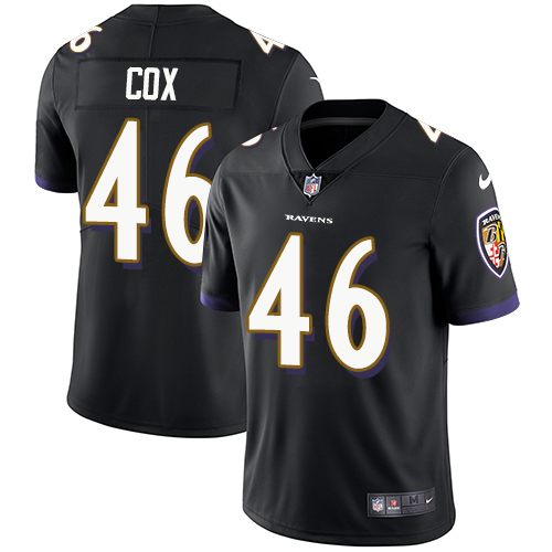 Nike Ravens #46 Morgan Cox Black Alternate Youth Stitched NFL Vapor Untouchable Limited Jersey Nike Ravens #46 Morgan Cox Black Alternate Youth Stitched NFL Vapor Untouchable Limited Jersey