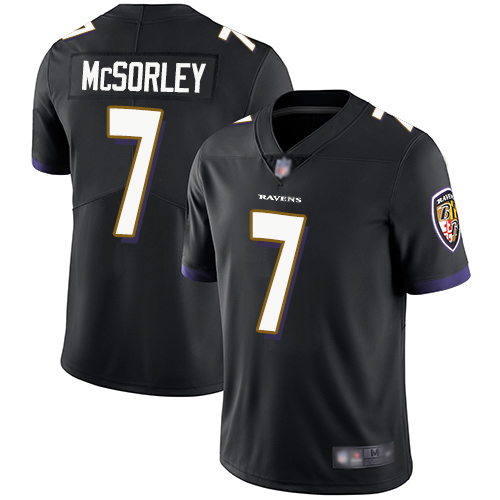 Nike Ravens #7 Trace McSorley Black Alternate Youth Stitched NFL Vapor Untouchable Limited Jersey Nike Ravens #7 Trace McSorley Black Alternate Youth Stitched NFL Vapor Untouchable Limited Jersey