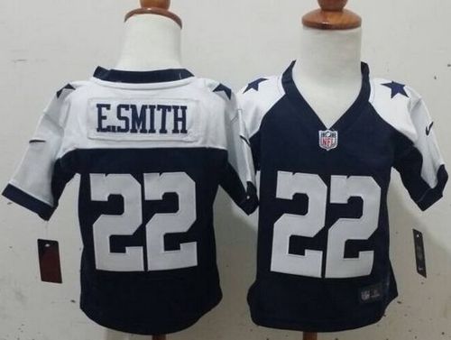 Toddler Nike Cowboys #22 Emmitt Smith Navy Blue Thanksgiving Stitched NFL Elite Jersey Toddler Nike Cowboys #22 Emmitt Smith Navy Blue Thanksgiving Stitched NFL Elite Jersey