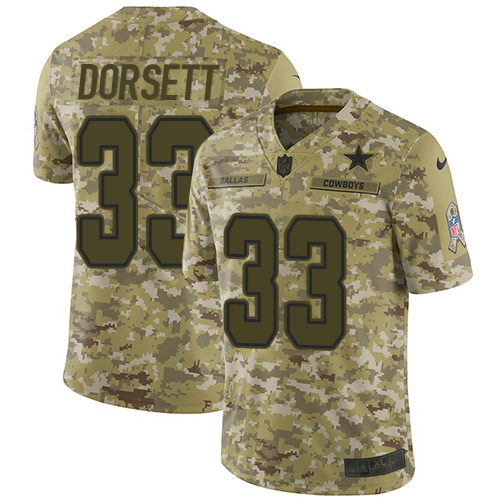Nike Cowboys #33 Tony Dorsett Camo Youth Stitched NFL Limited 2018 Salute to Service Jersey Nike Cowboys #33 Tony Dorsett Camo Youth Stitched NFL Limited 2018 Salute to Service Jersey