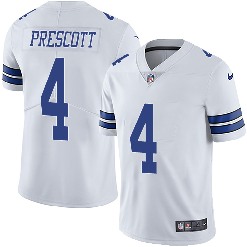 Nike Cowboys #4 Dak Prescott White Youth Stitched NFL Vapor Untouchable Limited Jersey Nike Cowboys #4 Dak Prescott White Youth Stitched NFL Vapor Untouchable Limited Jersey
