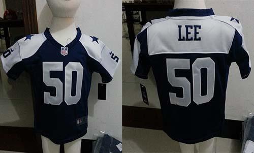 Toddler Nike Cowboys #50 Sean Lee Navy Blue Thanksgiving Stitched NFL Elite Jersey Toddler Nike Cowboys #50 Sean Lee Navy Blue Thanksgiving Stitched NFL Elite Jersey