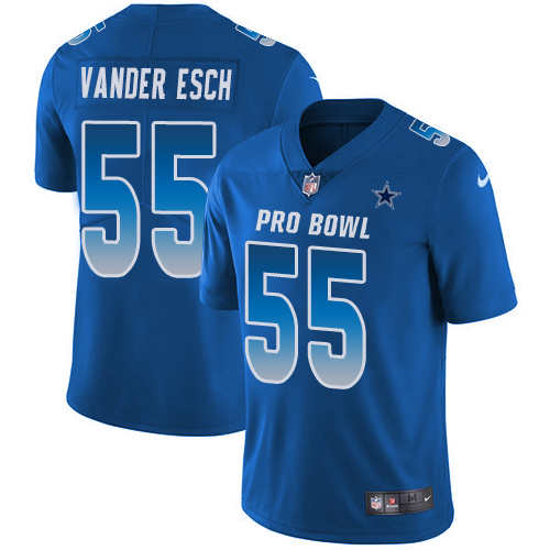 Nike Cowboys #55 Leighton Vander Esch Royal Youth Stitched NFL Limited NFC 2019 Pro Bowl Jersey Nike Cowboys #55 Leighton Vander Esch Royal Youth Stitched NFL Limited NFC 2019 Pro Bowl Jersey
