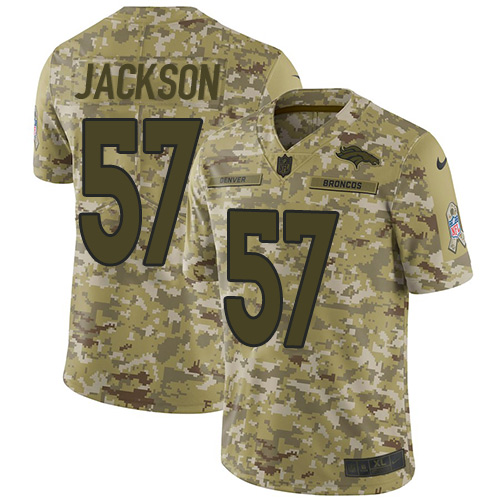 Nike Broncos #57 Tom Jackson Camo Youth Stitched NFL Limited 2018 Salute to Service Jersey Nike Broncos #57 Tom Jackson Camo Youth Stitched NFL Limited 2018 Salute to Service Jersey