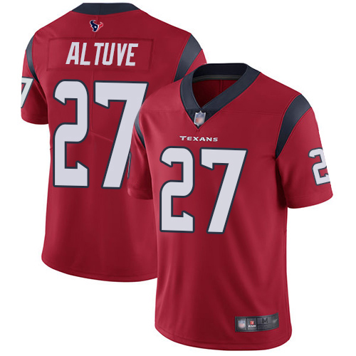 Nike Texans #27 Jose Altuve Red Alternate Youth Stitched NFL Vapor Untouchable Limited Jersey Nike Texans #27 Jose Altuve Red Alternate Youth Stitched NFL Vapor Untouchable Limited Jersey