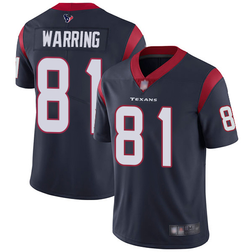 Nike Texans #81 Kahale Warring Navy Blue Team Color Youth Stitched NFL Vapor Untouchable Limited Jersey Nike Texans #81 Kahale Warring Navy Blue Team Color Youth Stitched NFL Vapor Untouchable Limited Jersey