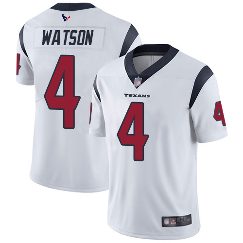Nike Texans #4 Deshaun Watson White Youth Stitched NFL Vapor Untouchable Limited Jersey Nike Texans #4 Deshaun Watson White Youth Stitched NFL Vapor Untouchable Limited Jersey