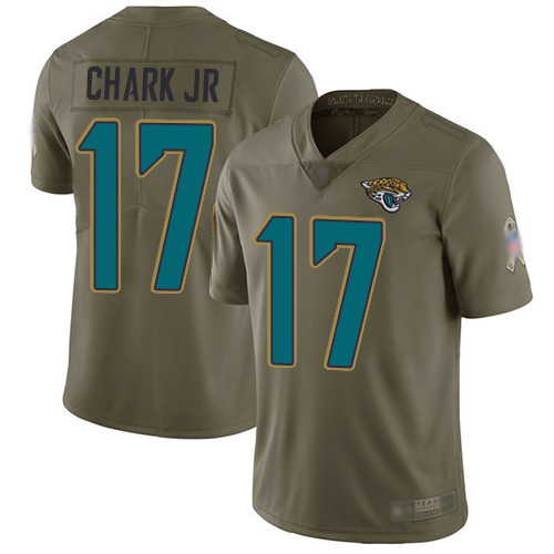 Nike Jaguars #17 DJ Chark Jr Olive Youth Stitched NFL Limited 2017 Salute to Service Jersey Nike Jaguars #17 DJ Chark Jr Olive Youth Stitched NFL Limited 2017 Salute to Service Jersey