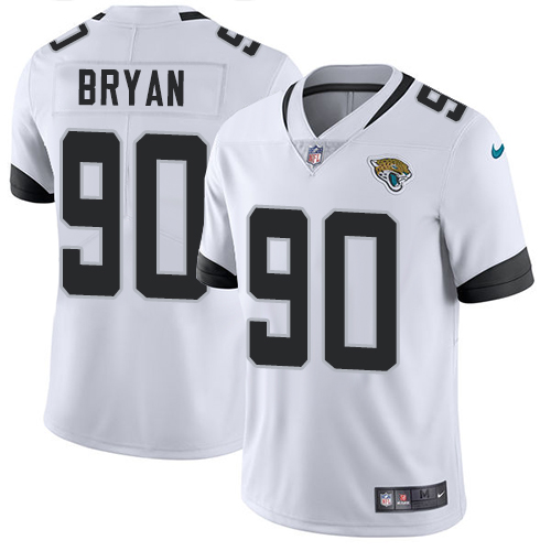 Nike Jaguars #90 Taven Bryan White Youth Stitched NFL Vapor Untouchable Limited Jersey Nike Jaguars #90 Taven Bryan White Youth Stitched NFL Vapor Untouchable Limited Jersey