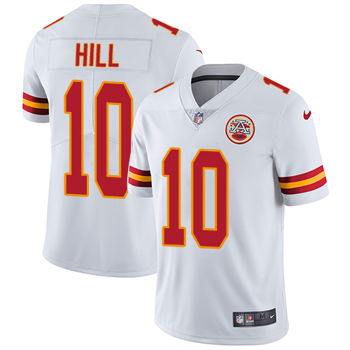 Nike Chiefs #10 Tyreek Hill White Youth Stitched NFL Vapor Untouchable Limited Jersey Nike Chiefs #10 Tyreek Hill White Youth Stitched NFL Vapor Untouchable Limited Jersey