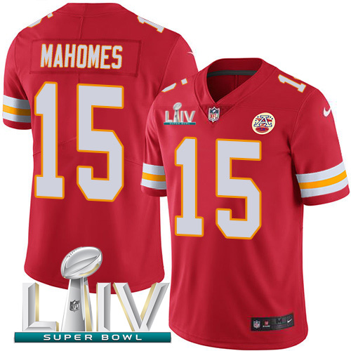 Nike Chiefs #15 Patrick Mahomes Red Super Bowl LIV 2020 Team Color Youth Stitched NFL Vapor Untouchable Limited Jersey Nike Chiefs #15 Patrick Mahomes Red Super Bowl LIV 2020 Team Color Youth Stitched NFL Vapor Untouchable Limited Jersey