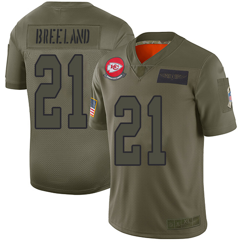 Nike Chiefs #21 Bashaud Breeland Camo Youth Stitched NFL Limited 2019 Salute to Service Jersey Nike Chiefs #21 Bashaud Breeland Camo Youth Stitched NFL Limited 2019 Salute to Service Jersey