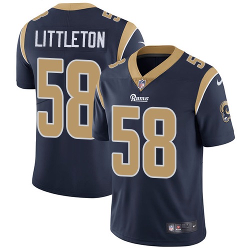 Nike Rams #58 Cory Littleton Navy Blue Team Color Youth Stitched NFL Vapor Untouchable Limited Jersey Nike Rams #58 Cory Littleton Navy Blue Team Color Youth Stitched NFL Vapor Untouchable Limited Jersey