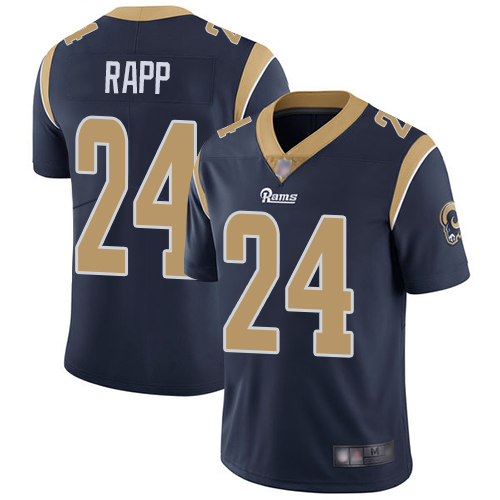 Nike Rams #24 Taylor Rapp Navy Blue Team Color Youth Stitched NFL Vapor Untouchable Limited Jersey Nike Rams #24 Taylor Rapp Navy Blue Team Color Youth Stitched NFL Vapor Untouchable Limited Jersey