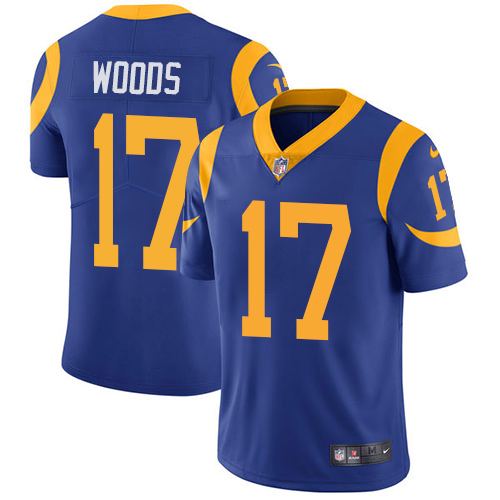 Nike Rams #17 Robert Woods Royal Blue Alternate Youth Stitched NFL Vapor Untouchable Limited Jersey Nike Rams #17 Robert Woods Royal Blue Alternate Youth Stitched NFL Vapor Untouchable Limited Jersey