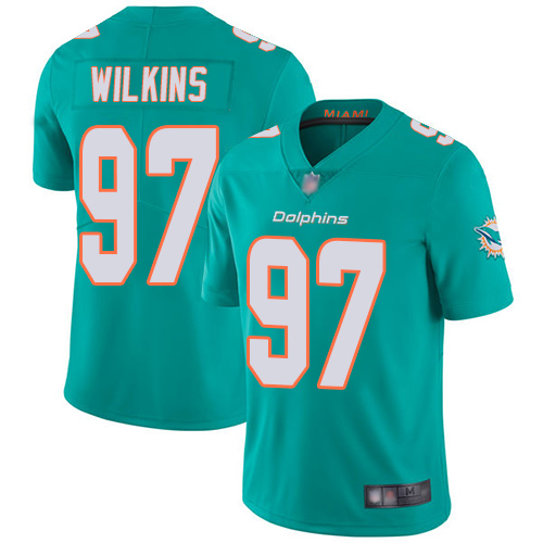 Nike Dolphins #97 Christian Wilkins Aqua Green Team Color Youth Stitched NFL Vapor Untouchable Limited Jersey Nike Dolphins #97 Christian Wilkins Aqua Green Team Color Youth Stitched NFL Vapor Untouchable Limited Jersey