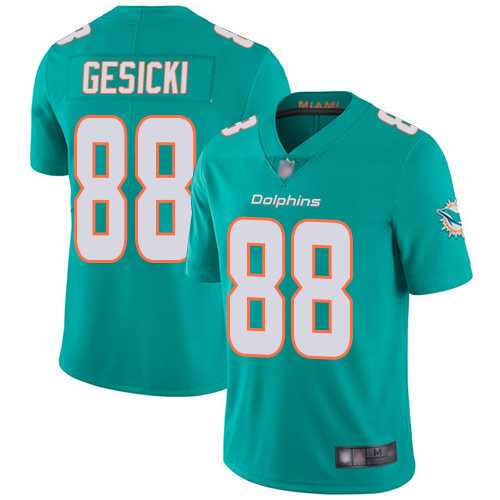 Nike Dolphins #88 Mike Gesicki Aqua Green Team Color Youth Stitched NFL Vapor Untouchable Limited Jersey Nike Dolphins #88 Mike Gesicki Aqua Green Team Color Youth Stitched NFL Vapor Untouchable Limited Jersey