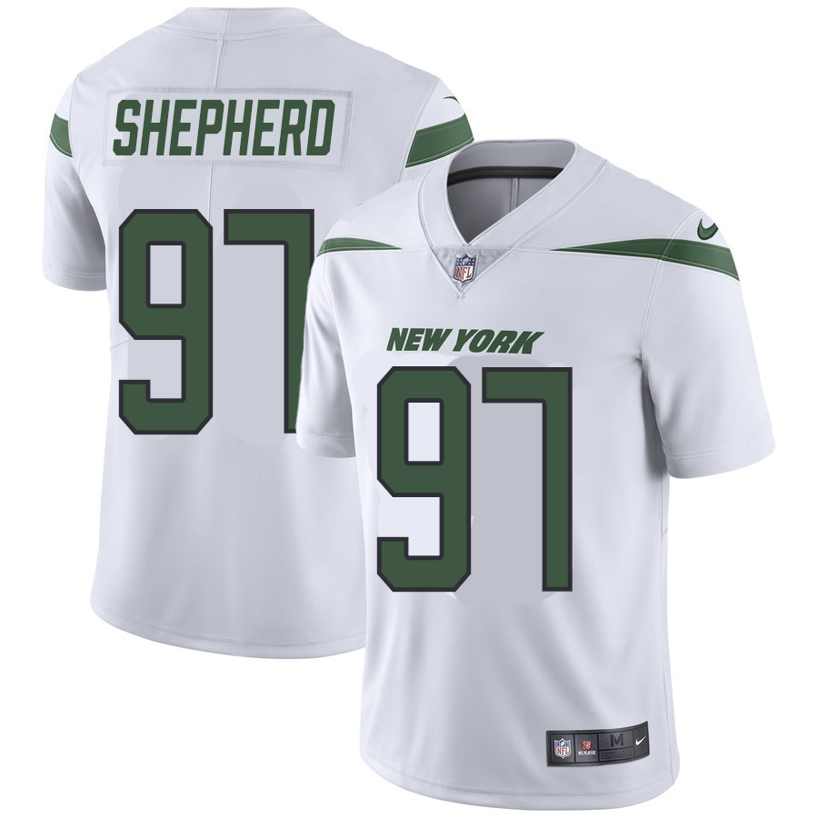 Nike Jets #97 Nathan Shepherd White Youth Stitched NFL Vapor Untouchable Limited Jersey Nike Jets #97 Nathan Shepherd White Youth Stitched NFL Vapor Untouchable Limited Jersey