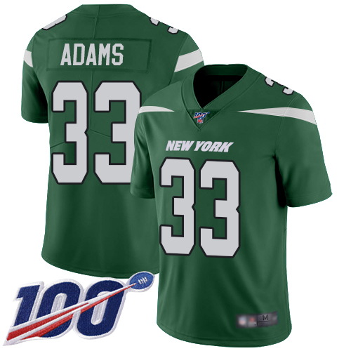 Nike Jets #33 Jamal Adams Green Team Color Youth Stitched NFL 100th Season Vapor Limited Jersey Nike Jets #33 Jamal Adams Green Team Color Youth Stitched NFL 100th Season Vapor Limited Jersey