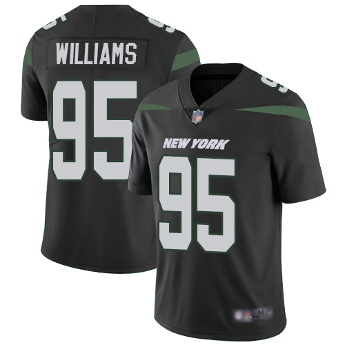 Nike Jets #95 Quinnen Williams Black Alternate Youth Stitched NFL Vapor Untouchable Limited Jersey Nike Jets #95 Quinnen Williams Black Alternate Youth Stitched NFL Vapor Untouchable Limited Jersey