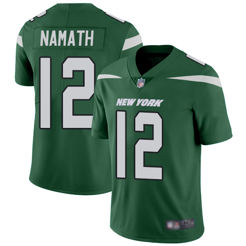 Nike Jets #12 Joe Namath Green Team Color Youth Stitched NFL Vapor Untouchable Limited Jersey Nike Jets #12 Joe Namath Green Team Color Youth Stitched NFL Vapor Untouchable Limited Jersey