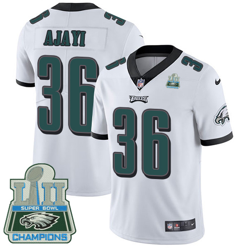 Nike Eagles #36 Jay Ajayi White Super Bowl LII Champions Youth Stitched NFL Vapor Untouchable Limited Jersey Nike Eagles #36 Jay Ajayi White Super Bowl LII Champions Youth Stitched NFL Vapor Untouchable Limited Jersey