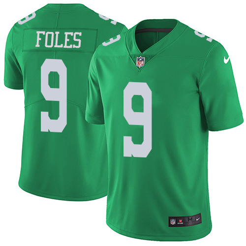Nike Eagles #9 Nick Foles Green Youth Stitched NFL Limited Rush Jersey Nike Eagles #9 Nick Foles Green Youth Stitched NFL Limited Rush Jersey