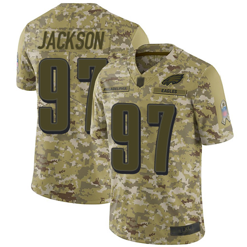 Nike Eagles #97 Malik Jackson Camo Youth Stitched NFL Limited 2018 Salute to Service Jersey Nike Eagles #97 Malik Jackson Camo Youth Stitched NFL Limited 2018 Salute to Service Jersey