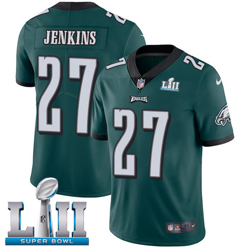 Nike Eagles #27 Malcolm Jenkins Midnight Green Team Color Super Bowl LII Youth Stitched NFL Vapor Untouchable Limited Jersey Nike Eagles #27 Malcolm Jenkins Midnight Green Team Color Super Bowl LII Youth Stitched NFL Vapor Untouchable Limited Jersey