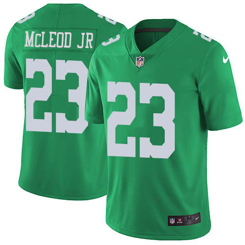 Nike Eagles #23 Rodney McLeod Jr Green Youth Stitched NFL Limited Rush Jersey Nike Eagles #23 Rodney McLeod Jr Green Youth Stitched NFL Limited Rush Jersey