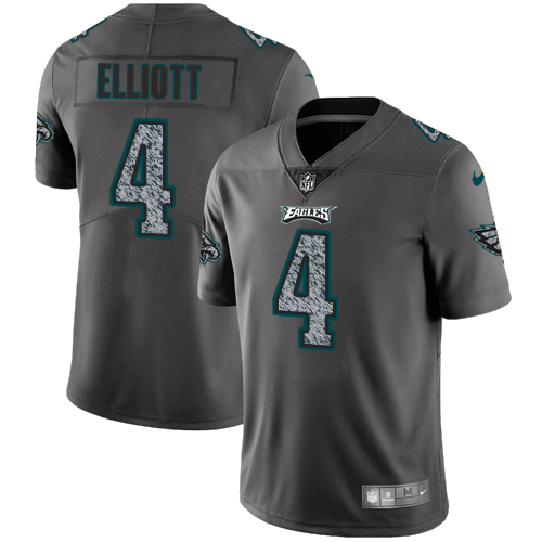 Nike Eagles #4 Jake Elliott Gray Static Youth Stitched NFL Vapor Untouchable Limited Jersey Nike Eagles #4 Jake Elliott Gray Static Youth Stitched NFL Vapor Untouchable Limited Jersey