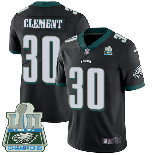 Nike Eagles #30 Corey Clement Black Alternate Super Bowl LII Champions Youth Stitched NFL Vapor Untouchable Limited Jersey Nike Eagles #30 Corey Clement Black Alternate Super Bowl LII Champions Youth Stitched NFL Vapor Untouchable Limited Jersey
