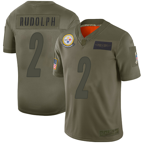 Nike Steelers #2 Mason Rudolph Camo Youth Stitched NFL Limited 2019 Salute to Service Jersey Nike Steelers #2 Mason Rudolph Camo Youth Stitched NFL Limited 2019 Salute to Service Jersey