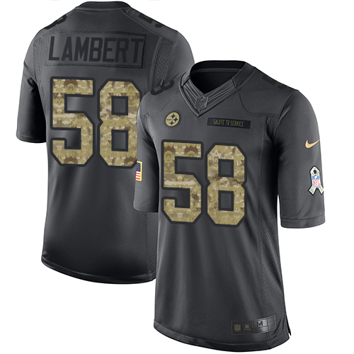 Nike Steelers #58 Jack Lambert Black Youth Stitched NFL Limited 2016 Salute to Service Jersey Nike Steelers #58 Jack Lambert Black Youth Stitched NFL Limited 2016 Salute to Service Jersey