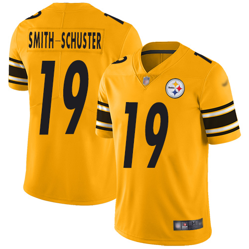 Nike Steelers #19 JuJu Smith-Schuster Gold Youth Stitched NFL Limited Inverted Legend Jersey Nike Steelers #19 JuJu Smith-Schuster Gold Youth Stitched NFL Limited Inverted Legend Jersey