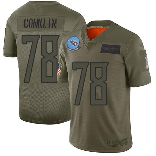 Nike Titans #78 Jack Conklin Camo Youth Stitched NFL Limited 2019 Salute to Service Jersey Nike Titans #78 Jack Conklin Camo Youth Stitched NFL Limited 2019 Salute to Service Jersey