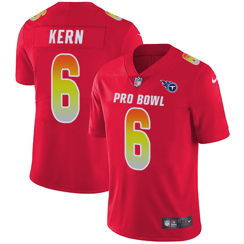 Nike Titans #6 Brett Kern Red Youth Stitched NFL Limited AFC 2018 Pro Bowl Jersey Nike Titans #6 Brett Kern Red Youth Stitched NFL Limited AFC 2018 Pro Bowl Jersey