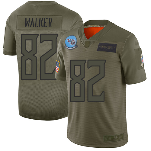 Nike Titans #82 Delanie Walker Camo Youth Stitched NFL Limited 2019 Salute to Service Jersey Nike Titans #82 Delanie Walker Camo Youth Stitched NFL Limited 2019 Salute to Service Jersey