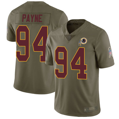 Nike Redskins #94 Da'Ron Payne Olive Youth Stitched NFL Limited 2017 Salute to Service Jersey Nike Redskins #94 Da'Ron Payne Olive Youth Stitched NFL Limited 2017 Salute to Service Jersey